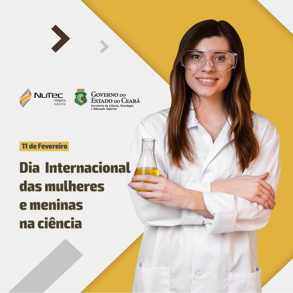 Dia Internacional das Mulheres e Meninas na Ciência Núcleo de Tecnologia e Qualidade Dia Internacional das Mulheres e Meninas na Ciência Núcleo de Tecnologia e Qualidade