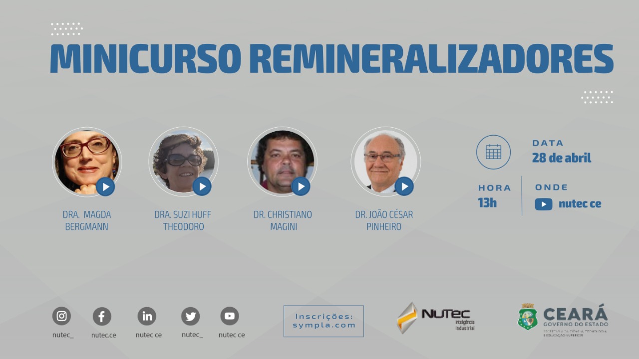 Nutec promove minicurso gratuito sobre remineralizadores