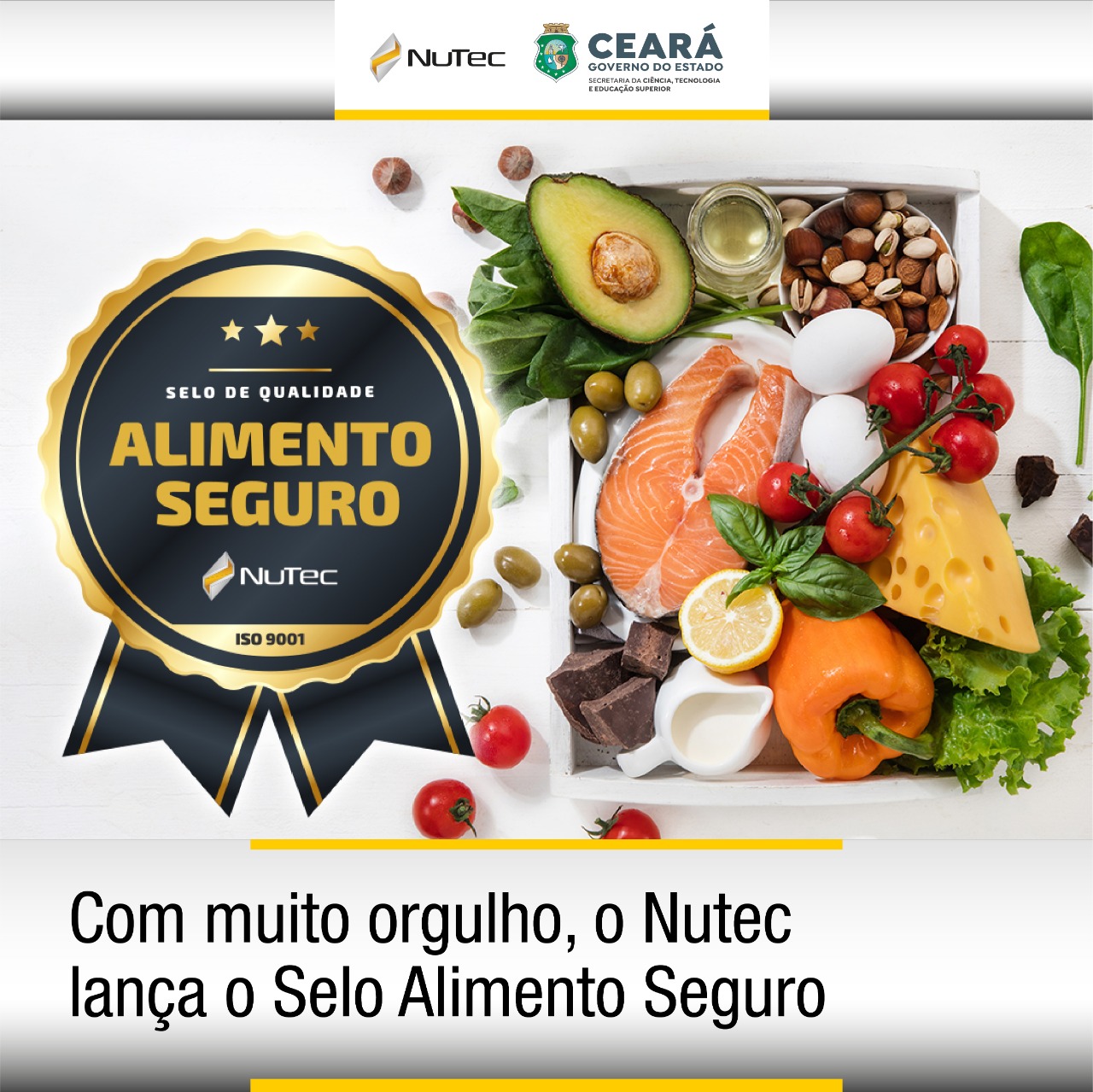 Nutec lança selo Alimento Seguro