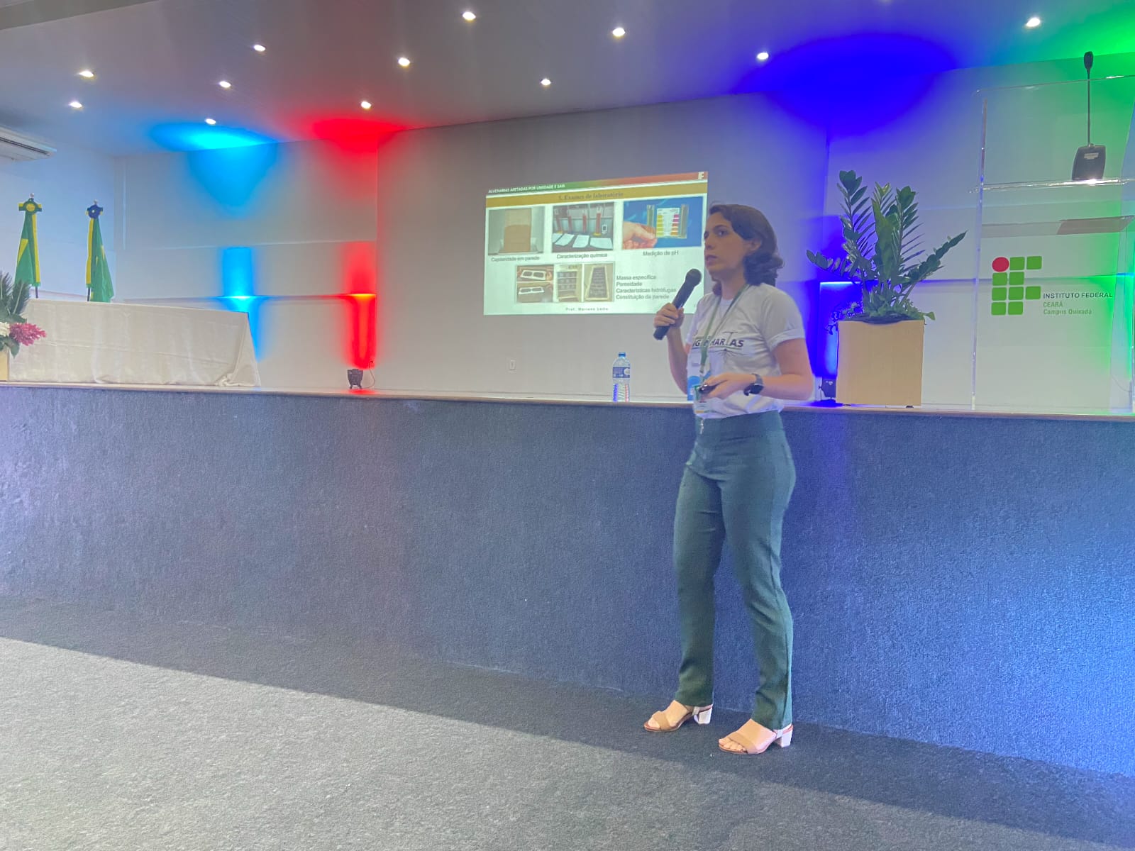 Engenheira do Nutec realiza palestra no IFCE Quixadá