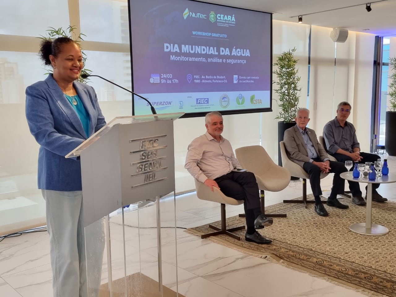 Dia Mundial da água: evento reuniu academia, setor público e iniciativa privada