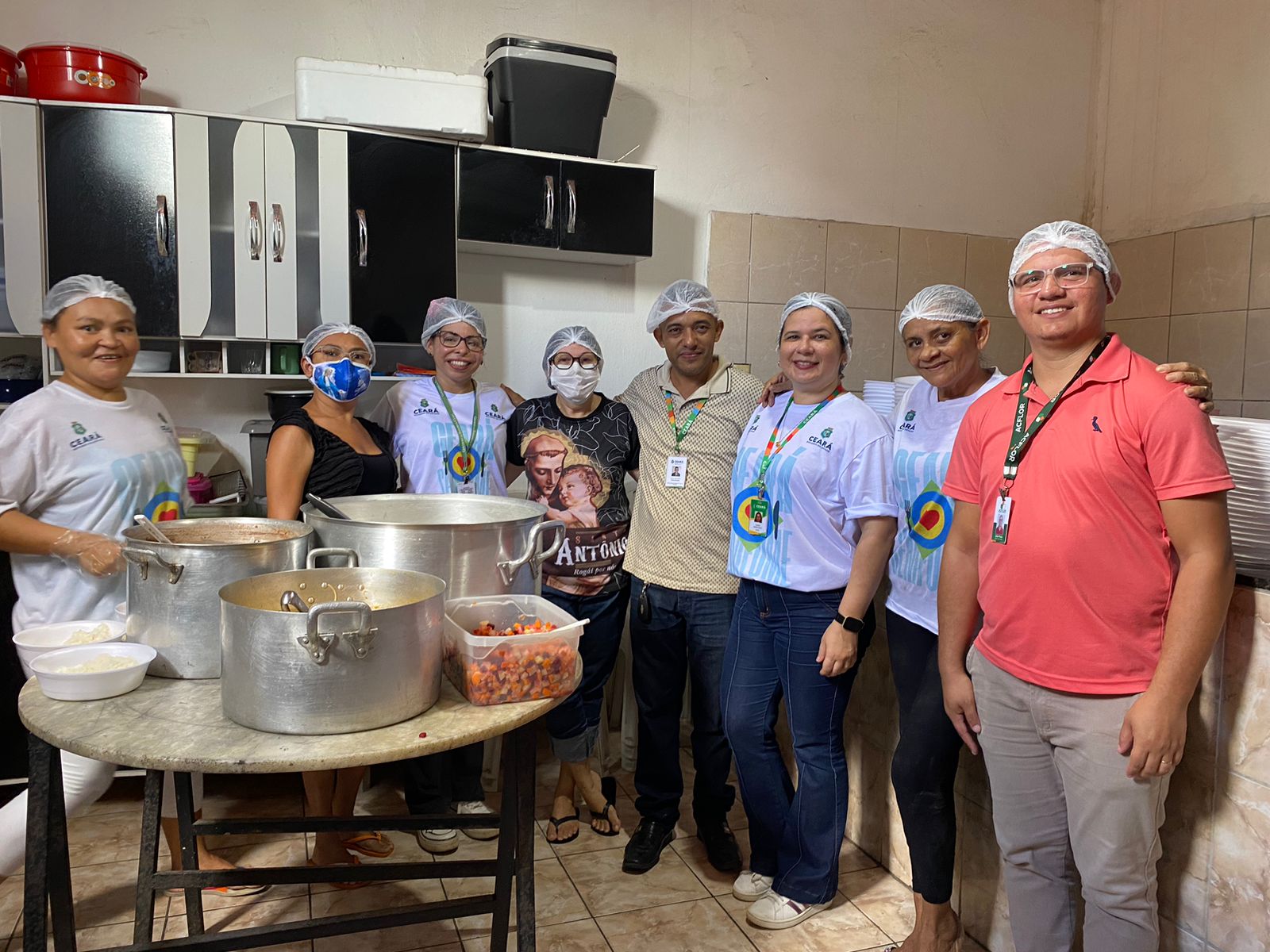 Equipe técnica do nutec visita cozinhas do Ceará sem Fome